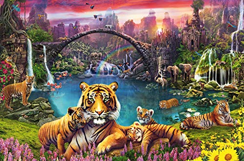 Ravensburger - Tigers in Paradise Jigsaw Puzzle for Adults - 3000 Pieces - Helen of New York