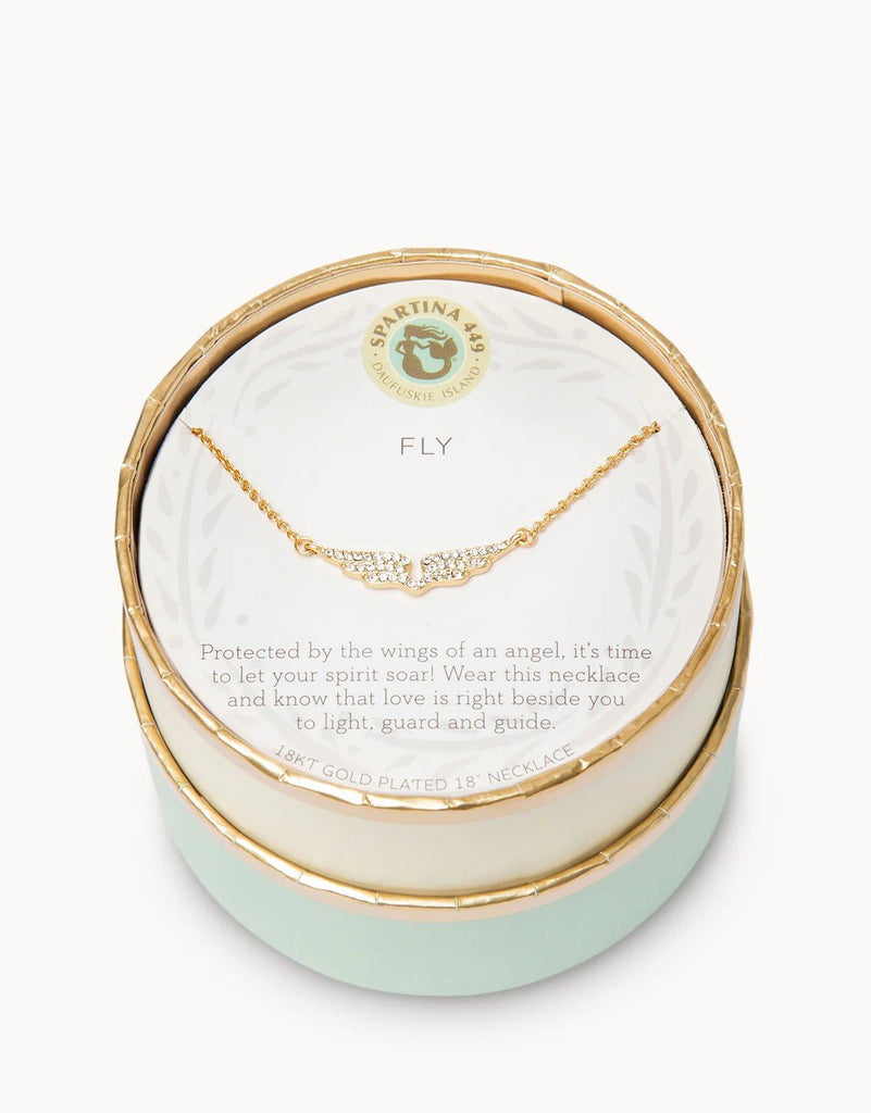 Spartina 449 - Sea La Vie Necklace - Fly/Wings - 18" - Helen of New York