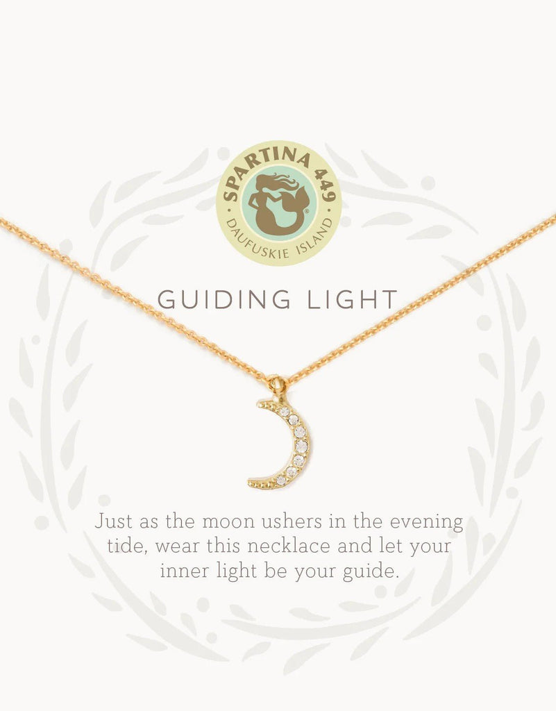 Spartina 449 - Sea La Vie Necklace - Guiding Light/Crescent - 18" - Helen of New York