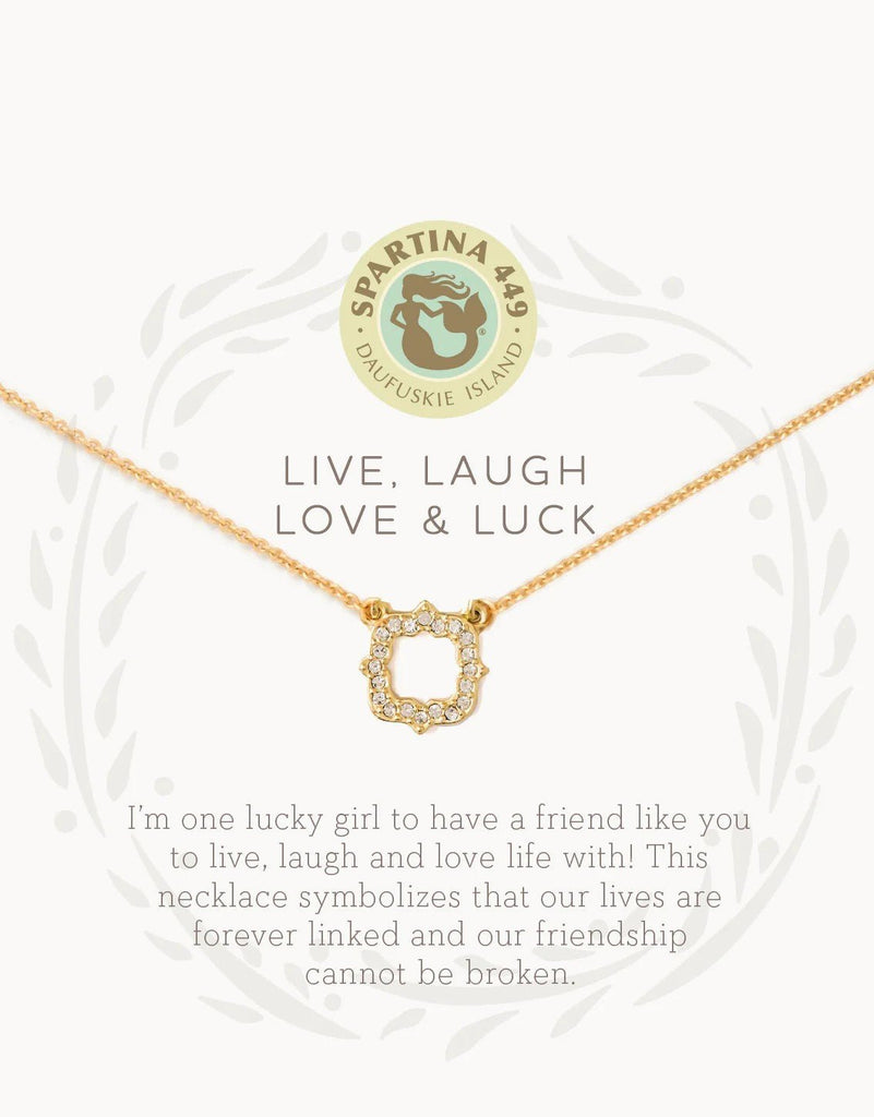 Spartina 449 - Sea La Vie Necklace - Luck/Quatrefoil - 18" - Helen of New York