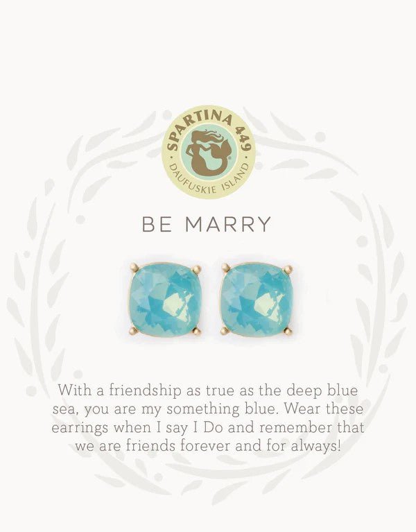 Spartina 449 - Sea La Vie Stud Earrings - Be Marry/Something Blue - Helen of New York