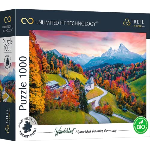 Trefl - Prime Puzzle - Wanderlust: at The Foot of Alps - 1000 Piece - Helen of New York