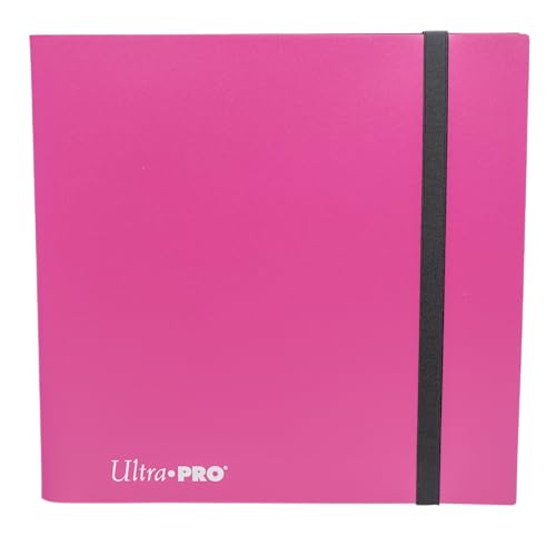 Ultra PRO - Eclipse 12-Pocket PRO-Binder for 480 Cards - Standard Size Cards - Hot Pink - Helen of New York